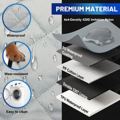 CarChic window inserts blend with the door protector for seamless use.