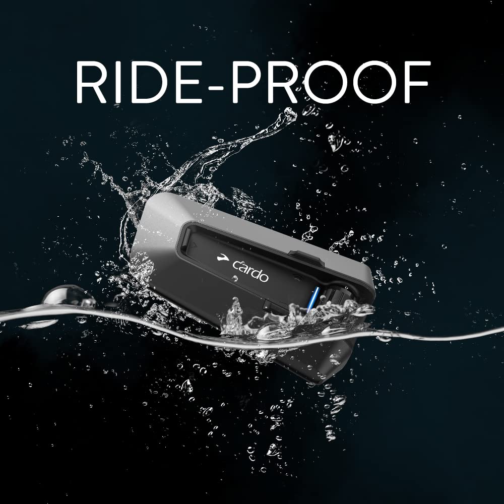 Cardo PACKTALK Edge natural voice command enables hands-free control while riding