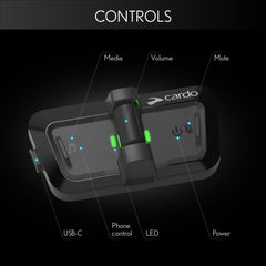 Cardo Packtalk Outdoor clip enables helmet installation with winter gear