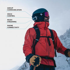 Cardo Packtalk Outdoor JBL speakers deliver clear intercom and music.