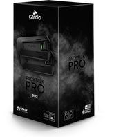 Cardo PACKTALK PRO matte black exterior for stealthy styling.