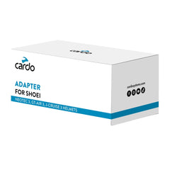 Cardo PACKTALK SHOEI Adaptor Gen 3 in-slot click for Neotec 2 installs quickly and securely.