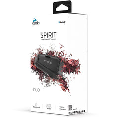 Cardo Spirit headset button panel with intuitive quick access for riders