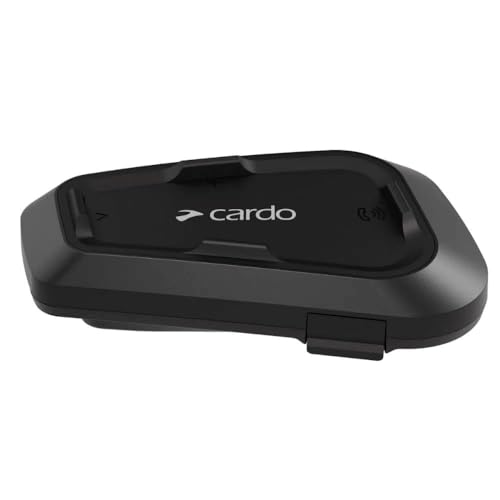 Cardo Spirit headset side view highlighting compact profile for comfortable helmet wear