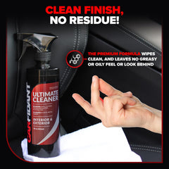 Leaves a natural no-residue finish on interior surfaces with Carfidant.