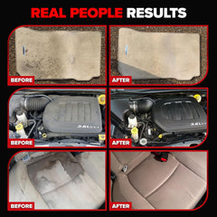 Odor elimination action from Carfidant targets smells from pets and spills.