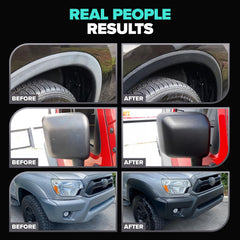 Carfidant Plastic Restorer long-lasting coating preserves color and shine through harsh weather