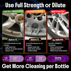 Carfidant Rim Reactor 16oz bottle for maintenance and deep cleaning