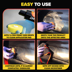 Carfidant Scratch Remover Before After demonstrates dramatic improvement in paint appearance