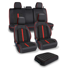 Carlimeki center console armrest covers for Tacoma Gen3 upgrade.