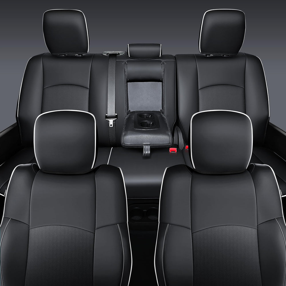 Carlimeki Ram 1500 D1 passenger seat cover protects upholstery with a refined look