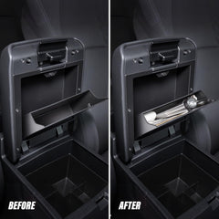 Carlimeki ABS material finish matches Tacoma interior and resists scratches