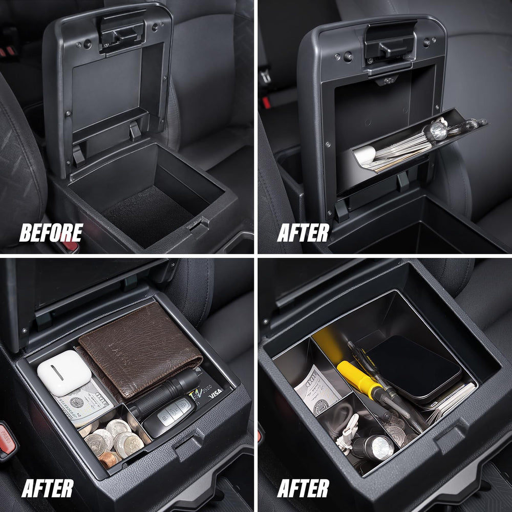 Carlimeki Tacoma hidden box provides extra storage within easy reach