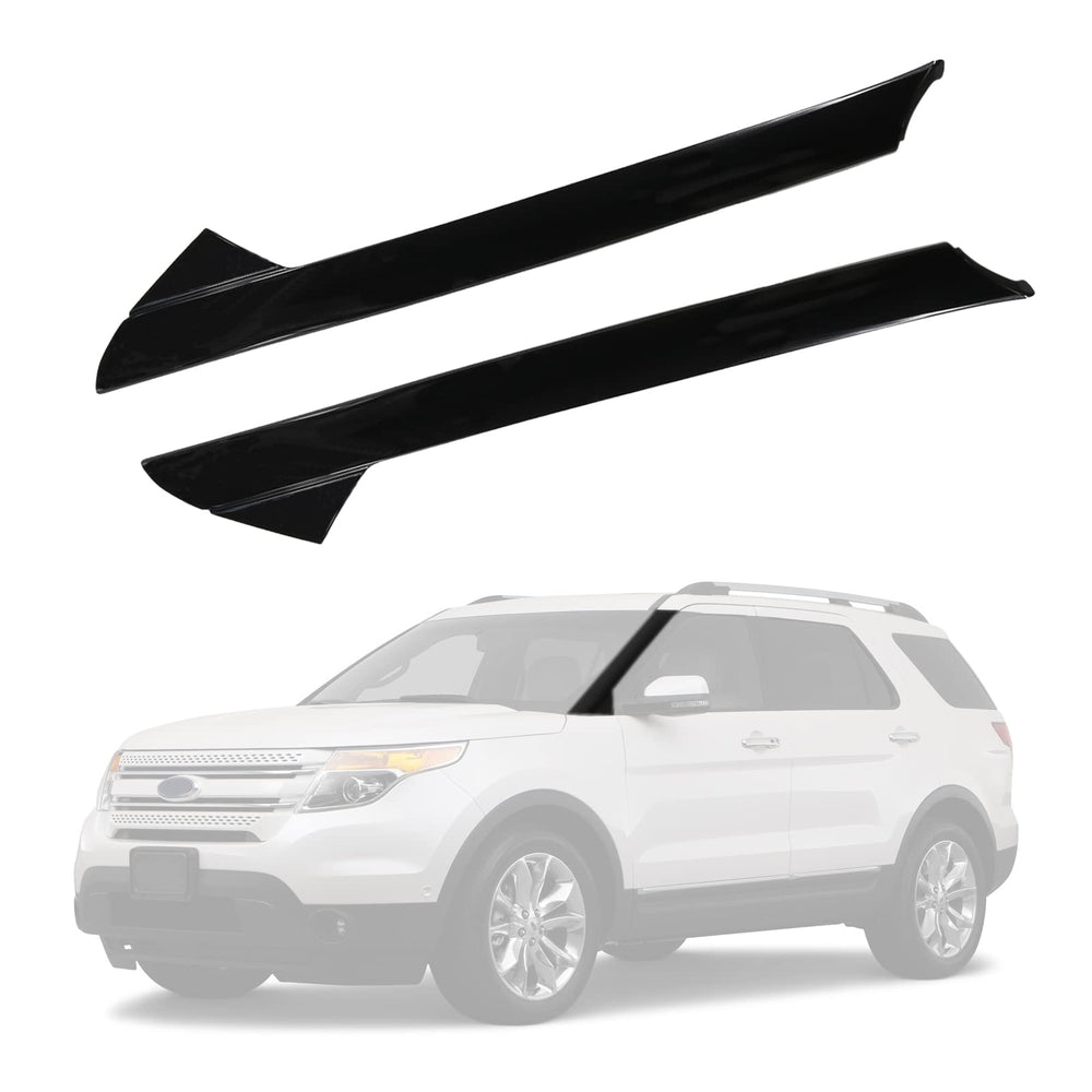 CARMOCAR A-Pillar outer trim left front in gloss black for a cohesive exterior look.