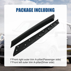CARMOCAR packaging with two outer A-pillar trims.