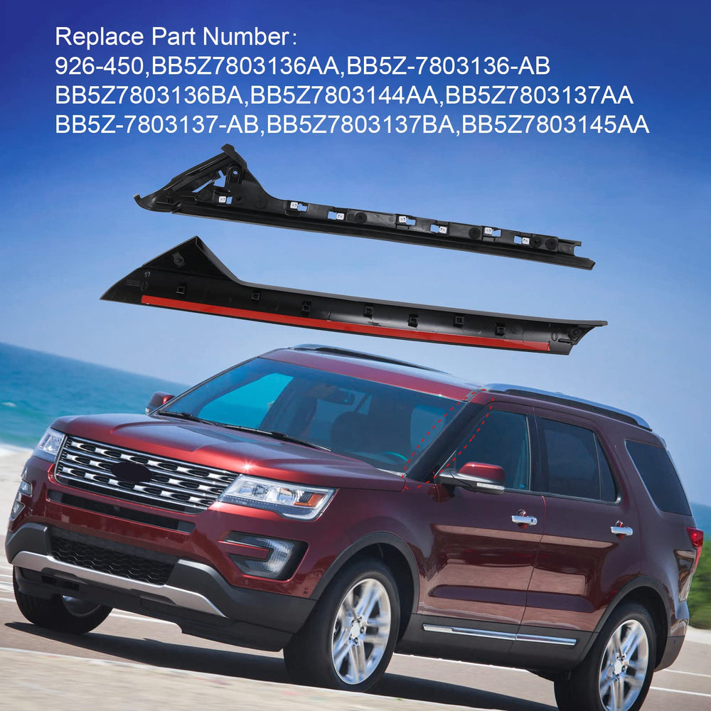CARMOCAR ABS material trim features, high durability.