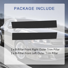 CARMOCAR B-pillar molding package includes LH and RH components