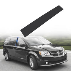 CARMOCAR B-pillar molding right gloss black enhances exterior styling and shield against debris.