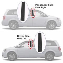 CARMOCAR B-pillar trim installed on vehicle for durable protection