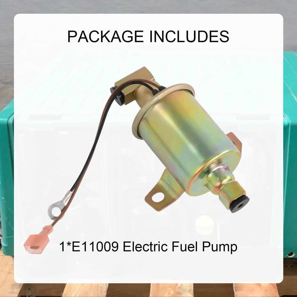 CARMOCAR E11009 package includes the pump for quick setup.