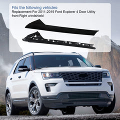 CARMOCAR Ford Explorer 2011-2019 inner A-pillar trim, clean look.