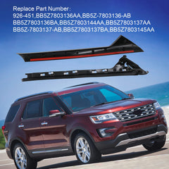 CARMOCAR Ford Explorer 2011-2019 outer A-pillar trim, precise fit.