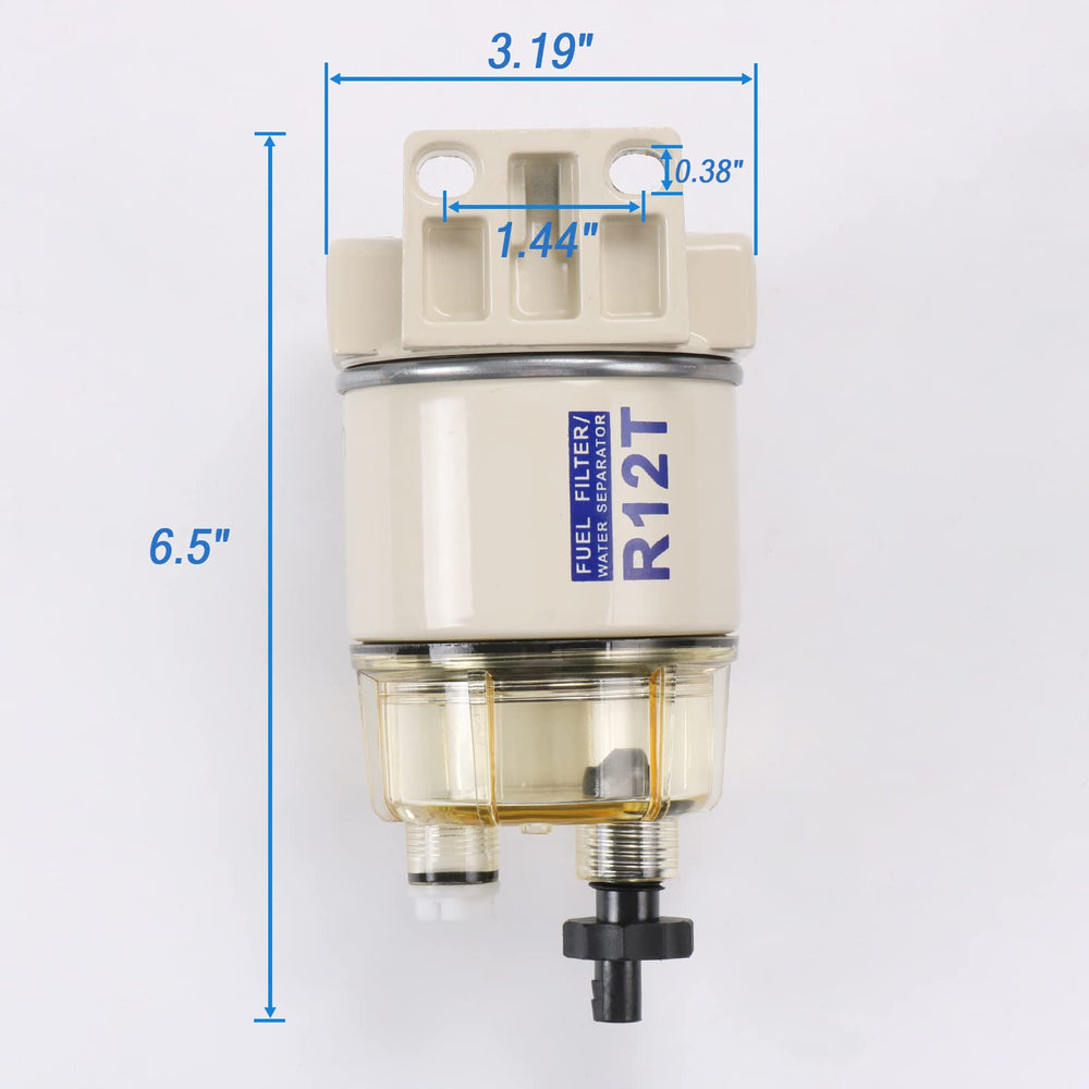 CARMOCAR diesel fuel filter water separator assembly