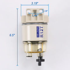 CARMOCAR diesel fuel filter water separator assembly