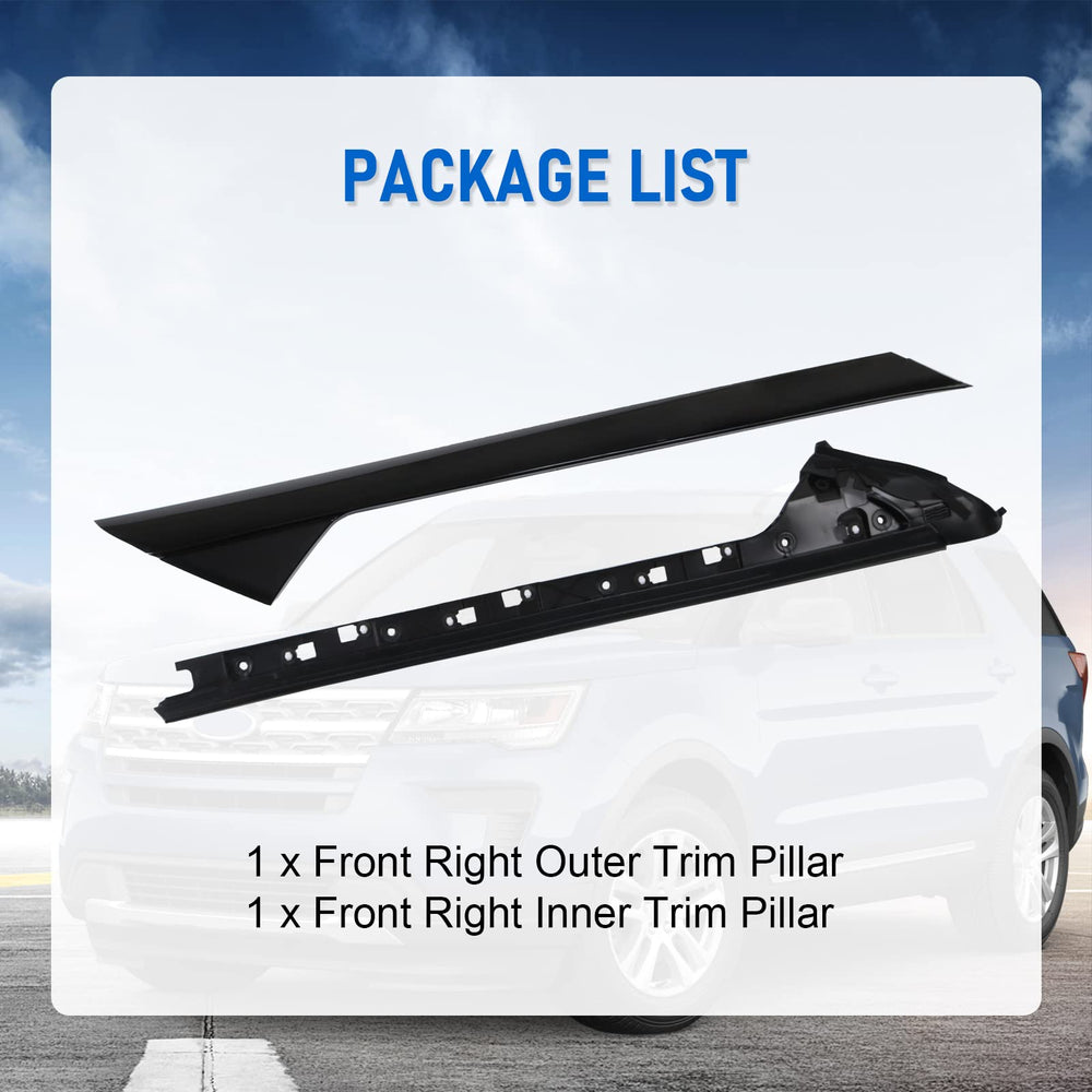 CARMOCAR packaging and fitment guidance for Explorer trim.