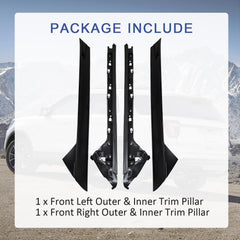 CARMOCAR packaging including both sides trim set for simple replacement.