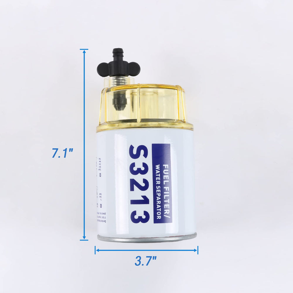CARMOCAR S3213 fuel filter element captures fine impurities for cleaner fuel flow.