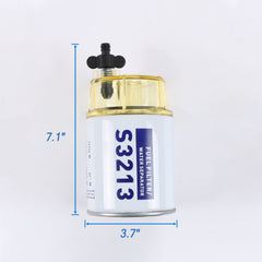 CARMOCAR S3213 fuel filter element captures fine impurities for cleaner fuel flow.