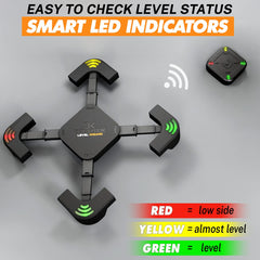 CARMTEK Level Wizard extended legs enable fast, precise leveling on uneven surfaces