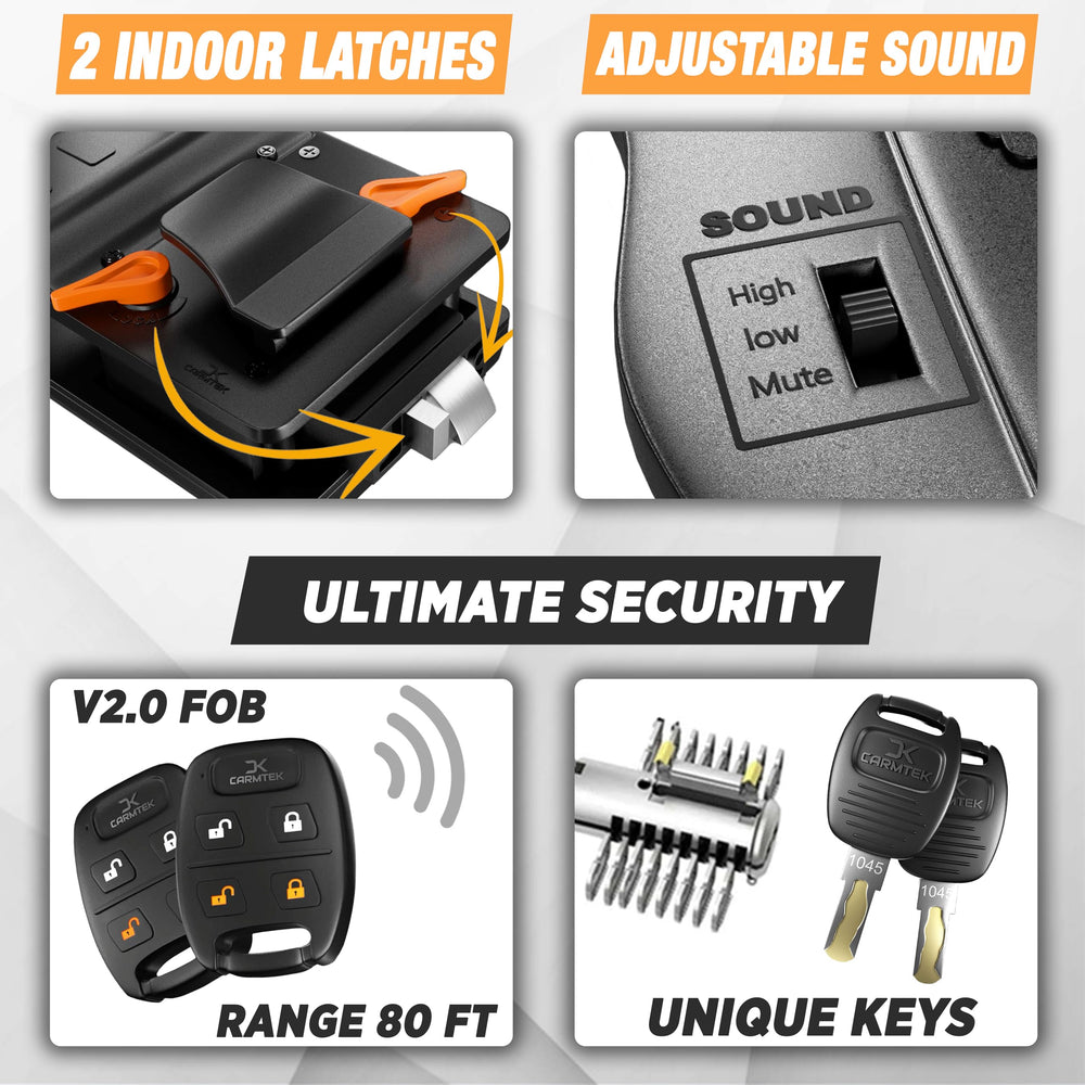 CARMTEK RV door lock installation guide for quick, simple setup.
