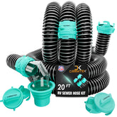 CARMTEK RV sewer hose kit with two 10-ft hoses for mess-free disposal