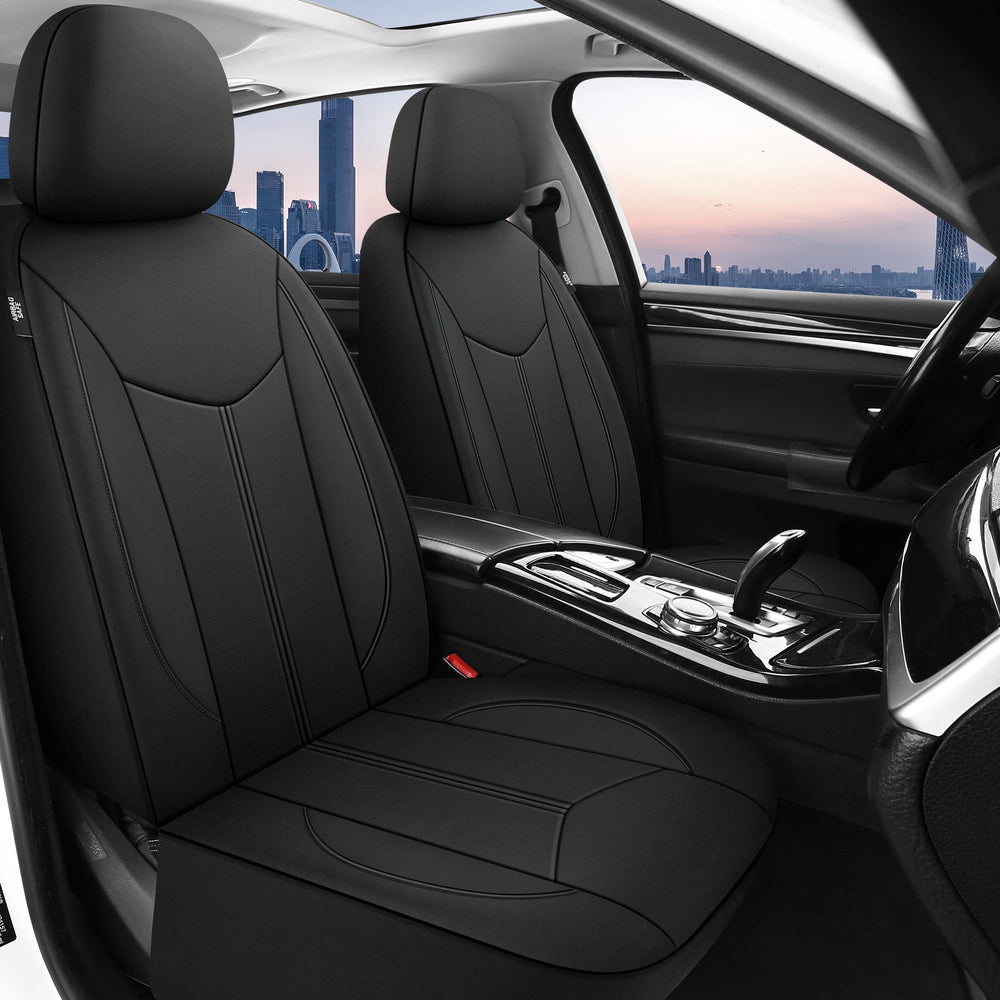 CAROMOP neoprene seat cover front seat with durable protection and easy wipe-clean surface