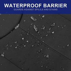 CAROMOP waterproof fabric close-up showing resilient fibers and textured finish