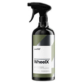CARPRO CARRO WheelX bottle pour demonstrates fast one-step cleaning for wheels.