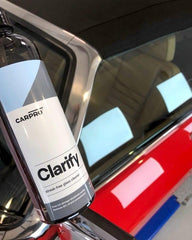 CARPRO Clarify bottle preserves ceramic coatings while cleaning glass