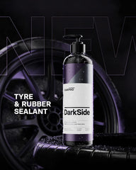 CARPRO DarkSide creates rain-ready beading on tires