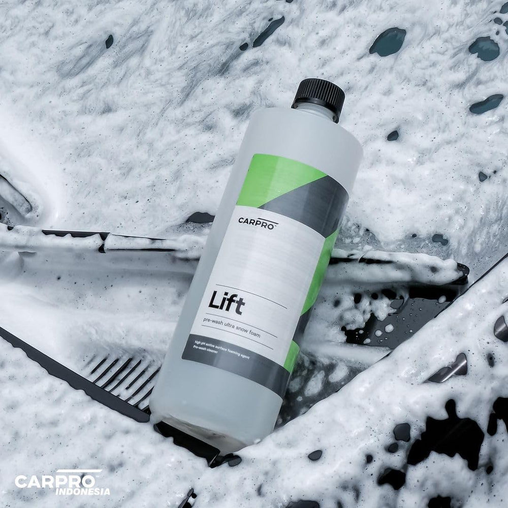CARPRO Lift on car surface demonstrates extended dwell time before rinse.