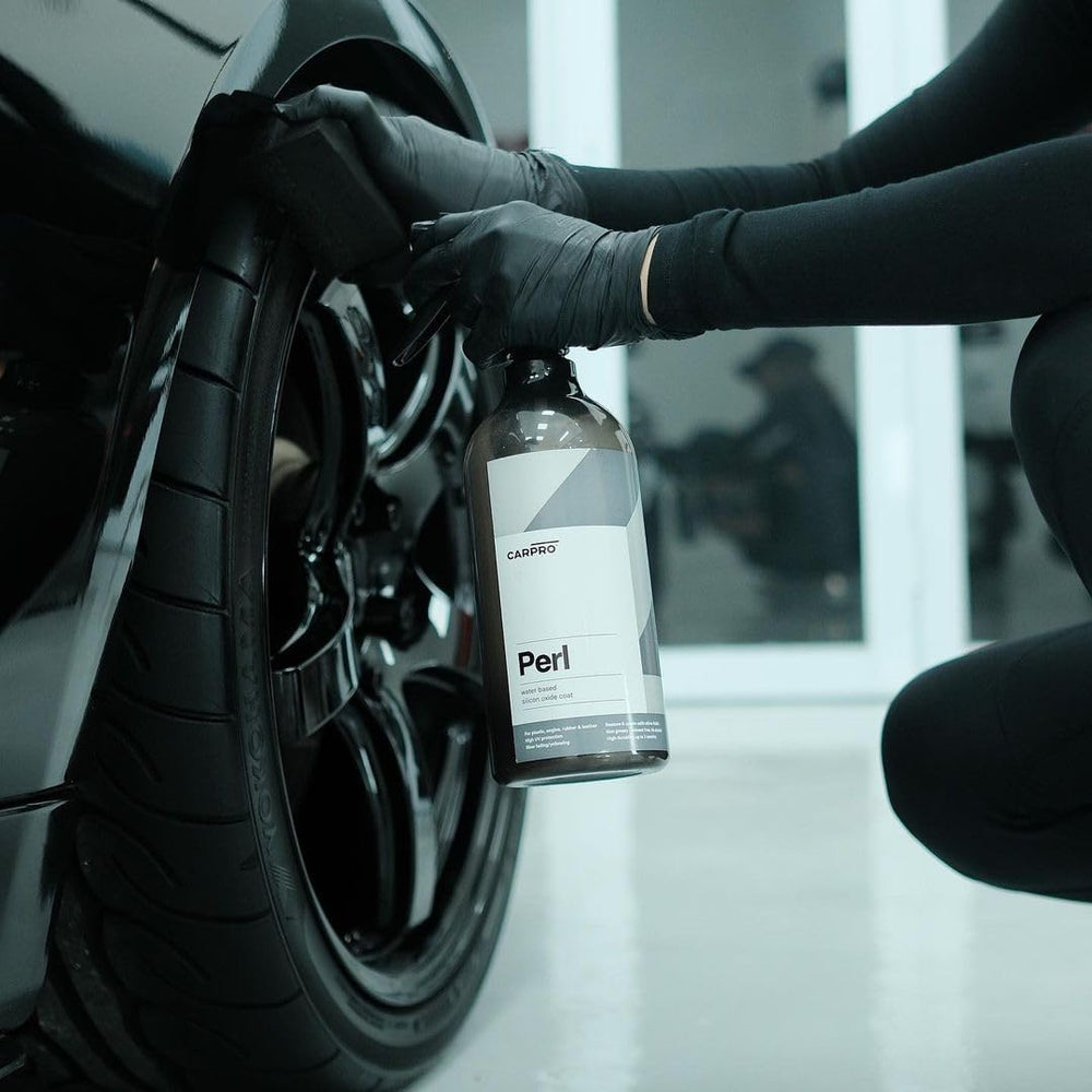 CARPRO PERL interior vinyl application improves surface look and cleanliness.