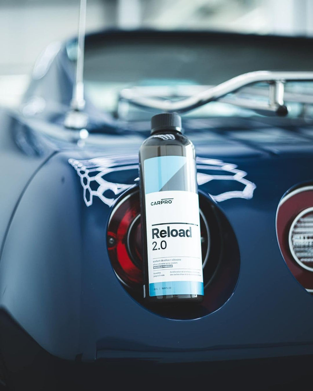 Panel being wiped with microfiber using Reload 2.0