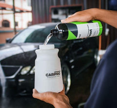 CARPRO Reset slick wash image emphasizes smooth lubrication during washing.