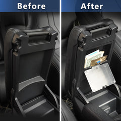 CarQiWireless 2-piece set enhances storage with visible and concealed options in the Civic