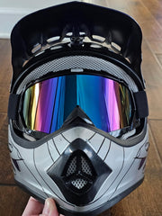 Carsories dirt bike goggles pack with two-piece set in packaging