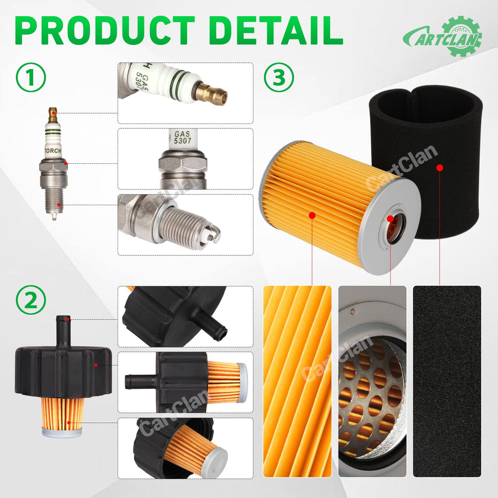 CartClan fuel filter helps maintain clean fuel flow and efficiency.