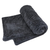 Cartisen 1200GSM microfiber towel with double-twist loop for fast post-wash drying.