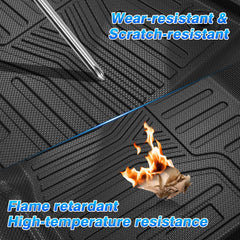CARTIST Civic floor mats easy cleaning after spills or mud