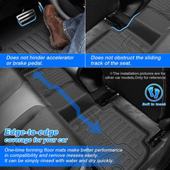 CARTIST Civic floor mats water channel grooves trap moisture